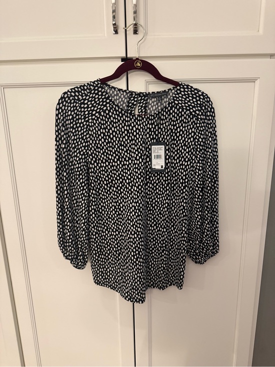 Adrianna Papell Tops - NWT Black & White Career Blouse | Adrianna Papell | Size M
